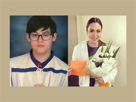 Claudine Barretto's son Santino is all grown up .